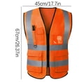 thumbnail image 3 of LSLJS Men's Safe Vest, High Visibility Protective Work Clothes, Outdoor Work Belt, Reflective Strip, Home Accessories, 3 of 4