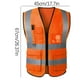 thumbnail image 3 of Fiudx Chaleco Reflectante, Seguridad Alta Visibilidad, Chaqueta Ligera de Malla, Ropa Resistente para Exteriores, Ideal para Correr y Andar En Bicicleta, Ropa de Trabajo para Hombre, Talla Xl Garanti, 3 of 4
