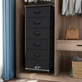 thumbnail image 2 of Crestlive Products 6 Drawers Dresser Vertical Storage Tower Chest, Black, 2 of 8