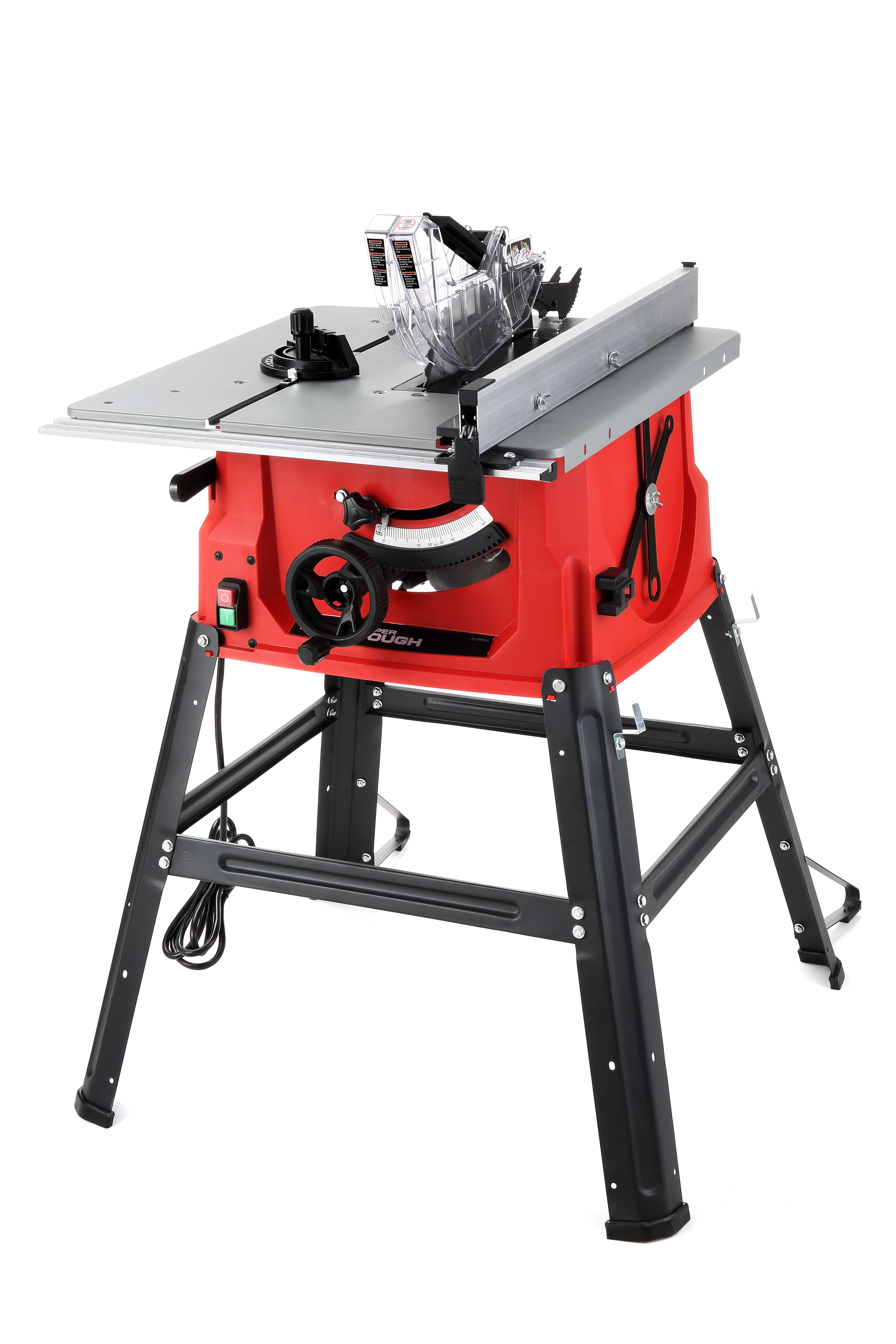 Hyper Touch 15 Amp Corded 10 inch Table Saw Stand with Rip Fence & 10