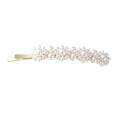 thumbnail image 1 of Pinza para el pelo con perlas Vintage para mujer, pinza para el pelo deslizante de estilo , accesorios para el cabello dorado Hugo  Clip de horquilla de perlas, 1 of 9
