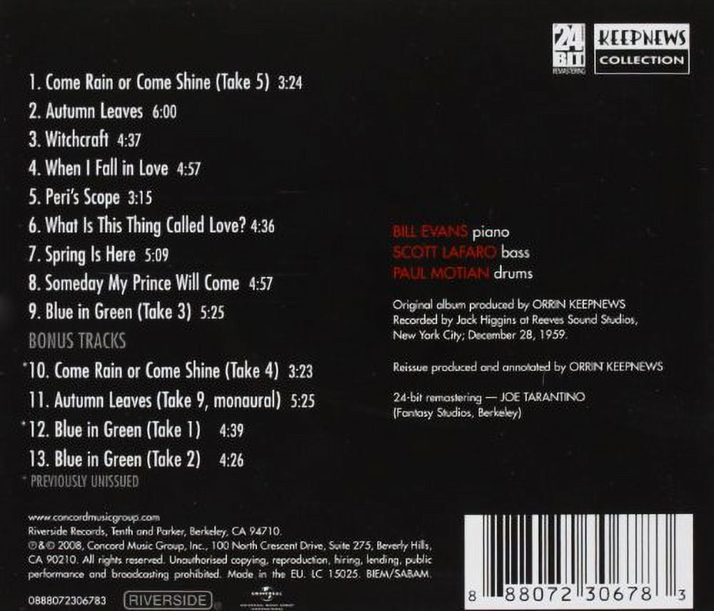 美品】CD/ BILL EVANS / PORTRAIT IN JAZZ +1 / ビル・エヴァンス 他