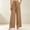Khaki plus size wide leg pants a1, variant on Cagogo Women Plus Size Wide Leg High Waisted Lounge Pant with Pockets Solid Casual Vacation Long Trousers Baggy Palazzo Pants, Gray S