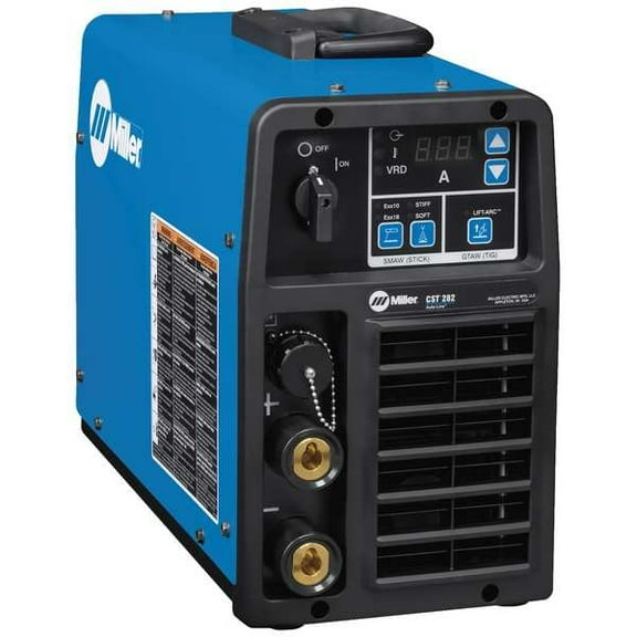 Miller Electric Stick Welder 907810, 37.85 lbs, Adaptive Hot Start, Auto-Line, Lift-Arc, Blue