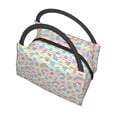 thumbnail image 5 of Vsdgher Cute Unicorn Print Insulated Reusable Bags with Sturdy Zipper and Handles, Foldable Totes for Hot or Cold Food Bring or Delivery, 5 of 8