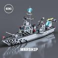 thumbnail image 6 of 1560pcs 6 IN 1 Military Navy Ship Sets Building Blocks War Army Boat Plane Model Toys for Boys Bricks Toys Christmas Gifts, 6 of 9