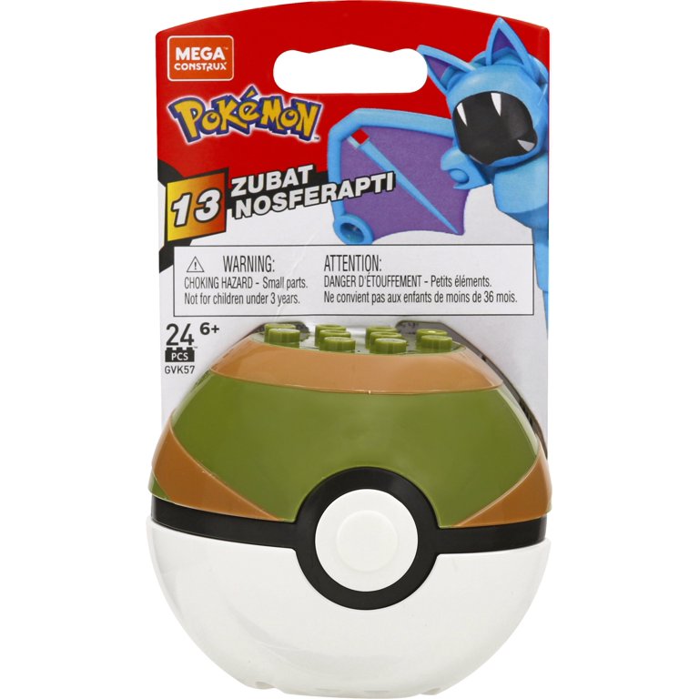 Mega Construx Pokemon Zubat Construction Set - Walmart.com