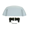 thumbnail image 4 of Parabrisas delantero Universal shamjiam para motocicleta 17,7x29,2 cm Deflector de viento Gris azul, 4 of 8