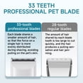 thumbnail image 4 of Waterproof Pet Grooming Clippers for Dogs and Cats, 3-Speed Cordless Dog Hair Clipper with Ceramic Blade, USB Type-C Rechargeable, Low Noise Professional Pet Trimmer, 4 of 9