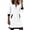 White#6, variant on Bpmpbo Women’s Polo Short Sleeve Dresses Solid Color V Neck Summer Tennis Golf Mini Shirt Dress with Pockets Casual Vacation Short Dresses