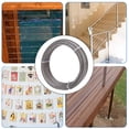 thumbnail image 4 of Steel Cable Kit, Stainless Steel Wire Rope UV Resistant  for Hanging Outdoor Lights for Home Garden Use, 4 of 7