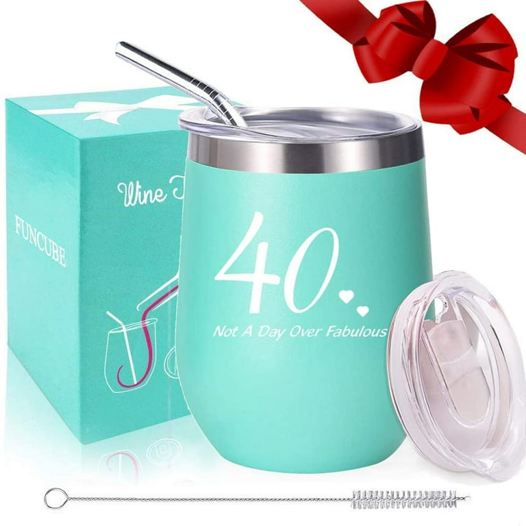 Buy Mom Birthday Gifts, Wine Tumbler Birthday Gifts for Mom Daughter in Law Gift  Ideas Mothers Day Gifts for Mom Birthday Unique, Stainless Steel Wine  Tumbler with Lid and Straw (Pink 12oz)