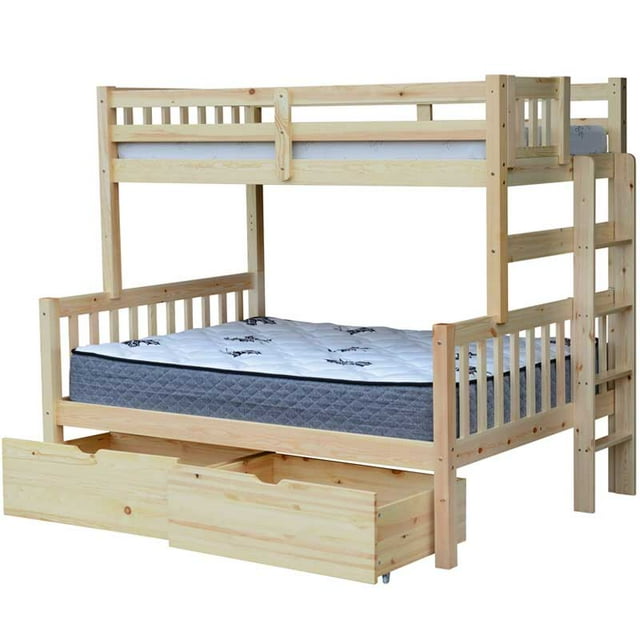 Delano Lit Superposé Échelle Simple sur Double Extrémité Naturel