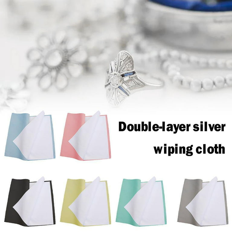Silver Jewelry Cleaning Cloth  Jewelry Cleaning Doublelayers