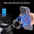 thumbnail image 4 of Magnetic Car Phone Mount, 360° Rotation Universal Dashboard and Air Vent Holder, Strong Magnet Secure Grip, One-Handed Operation, Compatible with All Smartphones, Black, 4 of 5