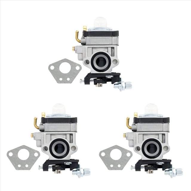 3X Carburador Compatible con Cortadora de Césped TL23 TL26 TU26 Carburador MP11 34 36F Carburador