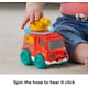 thumbnail image 3 of Fisher-Price Baby Toy Chime & Ride Camión de bomberos Vehículo de empuje con actividades motoras finas para bebés a partir de 6 meses, 3 of 5