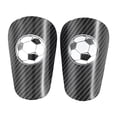 thumbnail image 1 of 2x Mini Espinilleras de Fútbol Protector de Espinilleras en Miniatura Equipo de Protección 10cmx6cm, 1 of 9