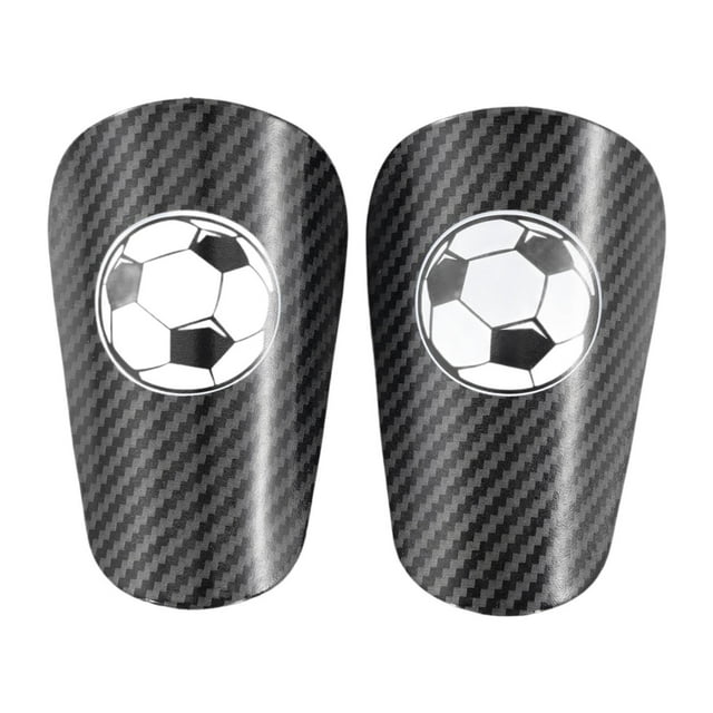 1 par de miniespinilleras de fútbol, protección para espinilleras para niños, jóvenes y adultos 10cmx6cm
