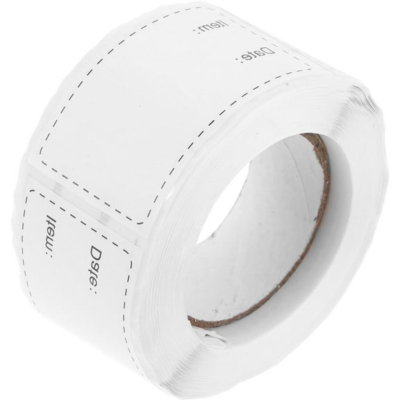 DINHEAROM 250 Labels Per Roll Removable Freezer Labels for Food Containers and Bottles