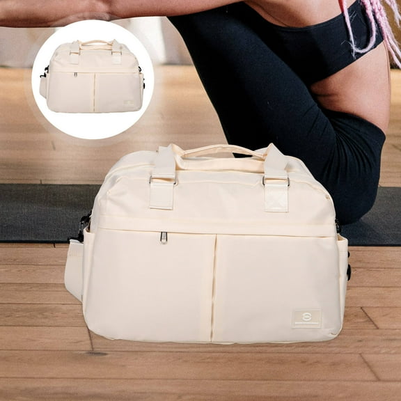 FELTECHELECTR Sports Bag Athletic Tote Bag Water Resistant For Dry And Wet Separation 1Set