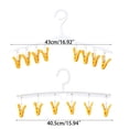 thumbnail image 3 of Plastic Laundry Rack Drying Rack 6 Clips 8 Clips Windproof Design Rotatable, 3 of 20