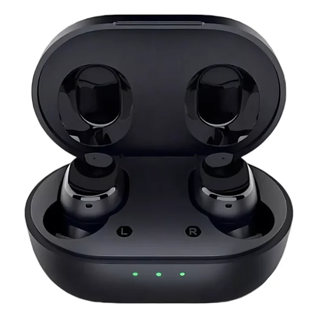 Auriculares in-ear gamer inalámbricos HTC True Wireless Earbuds 2+ TWS5 carbon black con luz LED