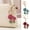 Pink, variant on Bling Rose Keychain for Women Rhinestone Flower Keyring Accessory Sparkling Bag Charm for Purse Handbag