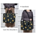 thumbnail image 6 of FORMRS 16" Laptop Bag Carrying Sleeve Case with Handle Travel Shoulder Briefcase, Orange Fireflies Pattern, 6 of 8