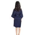 thumbnail image 6 of Toddler Pajamas Girls Boys Toddler Baby Kids Girls Solid Silk Satin Kimono Robes Bathrobe Sleepwear Clothes Coat Pjs for Kids, 6 of 9