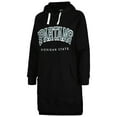 thumbnail image 2 of Women's Gameday Couture Black Michigan State Spartans Take a Knee Raglan Hooded Sweatshirt Dress, 2 of 3