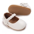 thumbnail image 7 of Yoyauz Baby Girl Mary Jane Shoes Anti Slip Rubber Sole Ballet Slippers Princess Dress Wedding Shoes Newborn Kids Shoes Toddler Shoes（0-12 Month）, 7 of 7
