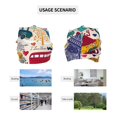 thumbnail image 7 of Naloa London Symbols Beanie for Men Women Knitted Unisex Winter Hat Beanies Cap Knit Cuffed Beanies Hats, 7 of 7