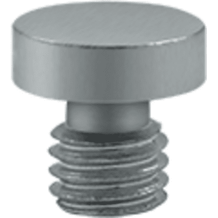 - Decorative Solid Brass Button Tip Cabinet Hinge Finials Brushed Chrome