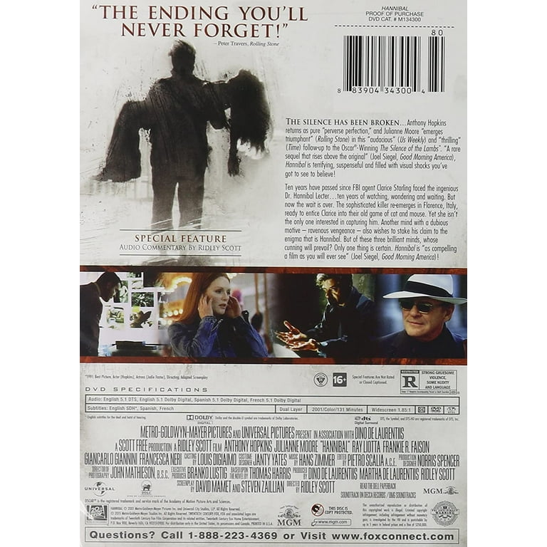Hannibal [DVD] - Walmart.com