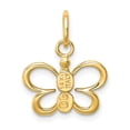thumbnail image 5 of Auriga Fine Jewelry 14K Yellow Gold Butterfly Pendant for Women, 5 of 6