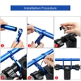 thumbnail image 4 of Handlebar Extender,Handlebar Alloy Handle Handlebar Alloy Frame Handlebar Handle Bar Mount M365 Frame Qisuo Handlebar Set Handlebar Set Mewmewcat, 4 of 6