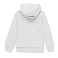 thumbnail image 2 of MSRP $50 Calvin Klein Boys' Pullover Fleece Hoodie White, Size Small (8), 2 of 2