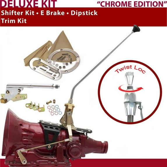 American Shifter C6 Shifter Kit 16 in. E Brake Trim Kit Dipstick for CEB93