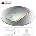 thumbnail image 4 of Labymos M40 Ultra-thin Wireless 2.4G Rechargeable Wireless Silent Ergonomic Design 3 Adjustable DPI Silver, 4 of 7