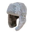 thumbnail image 2 of Sombreros de de invierno Sombreros de bombardero Sombrero cálido a prueba con orejeras Gorro de esquí térmico engrosado Sombrero de gris claro, 2 of 8