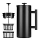 thumbnail image 1 of ESPRO - Prensa francesa P6 - Cafetera y tetera aislada de acero inoxidable de doble pared, 32 onzas, negro mate, 1 of 5