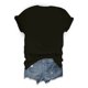 thumbnail image 2 of Short-sleeved Western Cowboy Series Printed T-shirt, Fashionable and Trendy, Casual and Versatile, Regular Length for All Seasons. The design of this product is printed with rhinestones/glitter only, 2 of 4