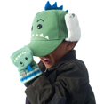 thumbnail image 4 of Flapjacks Knitted Fingerless Gloves w/Flap Dino, 4 of 4