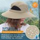 thumbnail image 3 of BEMS-1pcs sombrero caqui hombres señoras protección solar verano protección UV, 3 of 5