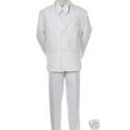 thumbnail image 3 of K15 NEW BOY WEDDING  COMMUNION BAPTISM FORMAL TUXEDO SUIT WHITE S M L XL 2T-20, 3 of 9