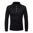 thumbnail image 1 of Playera Tipo Polo Con Licra Slim Fit Moda Manga Larga 2112 G, 1 of 7