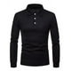 thumbnail image 4 of Playera Tipo Polo Con Licra Slim Fit Moda Manga Larga 2112 G, 4 of 7