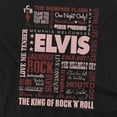 thumbnail image 2 of Elvis Presley T-Shirt Whole Lotta Type Unisex Graphic Tee For Men & Women, 2 of 7