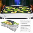 thumbnail image 5 of Bingfone Fresh Avocado Car Windshield Sun Shade Protector Keep Your Vehicle Cool Sun Shield Visor Cover Foldable For Car Truck Suv-Small, 5 of 9